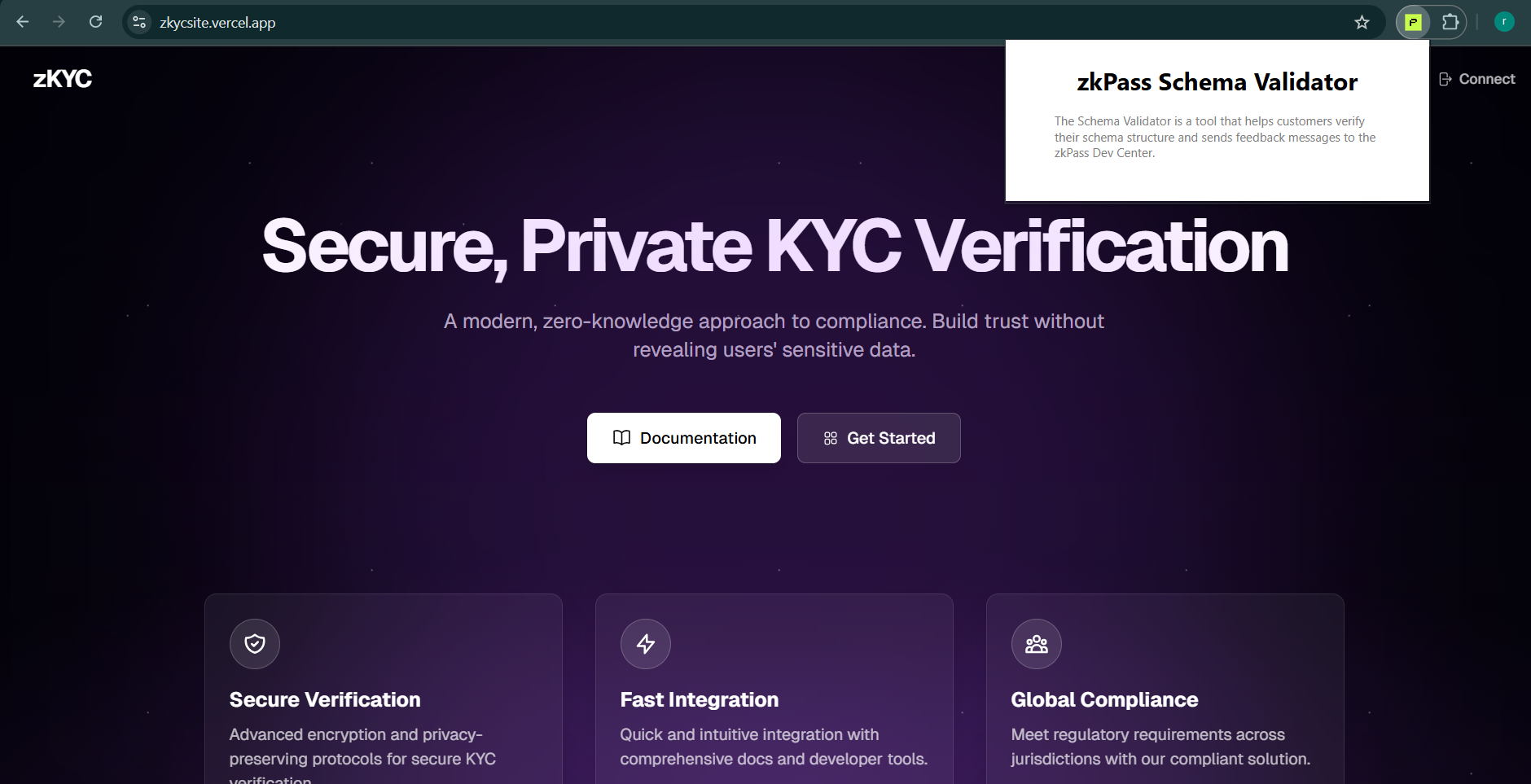 zkPass Schema Validator QR